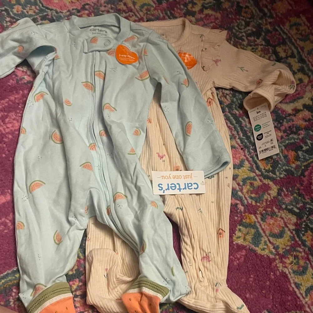Carter's Kids One Piece Footies  bundle